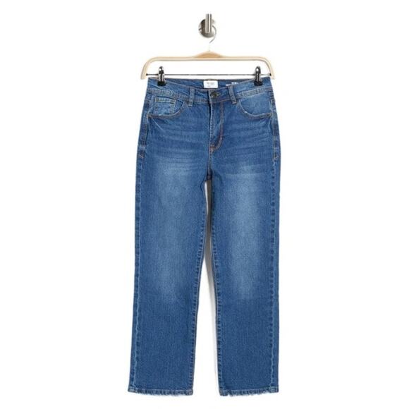 Kensie Denim - Kensie The Mila High-Rise Relaxed Straight Leg Denim Jeans Women’s Size 12